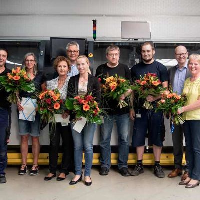 Ersa-Mitarbeiterinnen und -Mitarbeiter f�r langj�hrige Betriebstreue geehrt