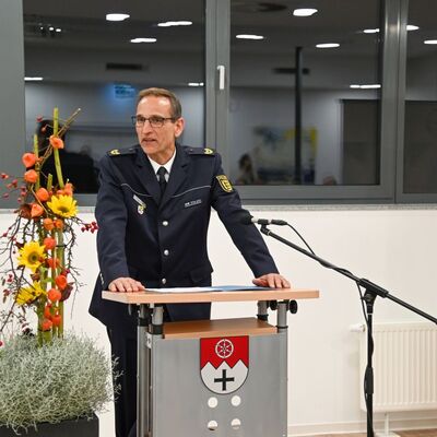Polizeivizepräsident Markus Geistler ging auf die sechs Regeln des Handelns mit Zivilcourage ein.