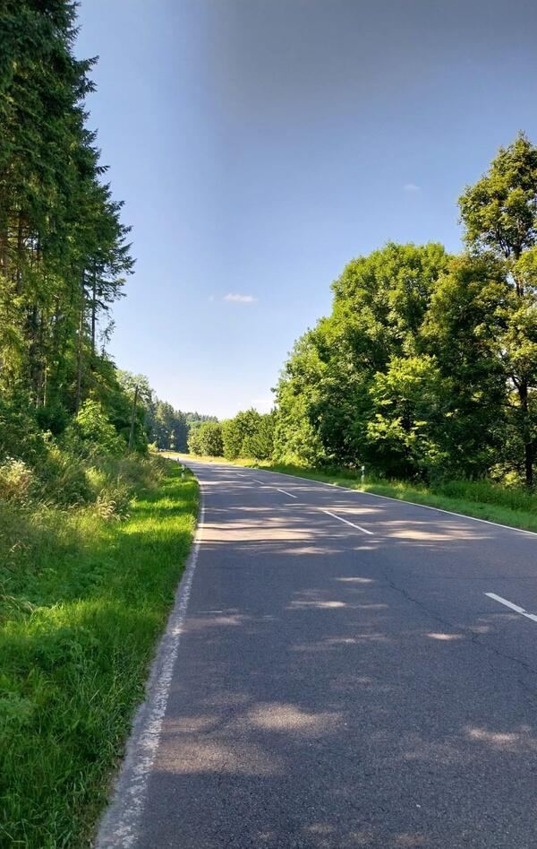 Dieses Foto zeigt die L 514 bei Gerichtstetten.
