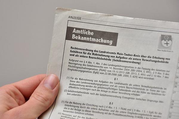 ffentliche Bekanntmachungen
