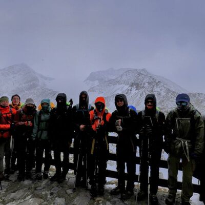 Der Witterung getrotzt: Von Sonne bis eisige Schneetemperaturen war alles dabei.