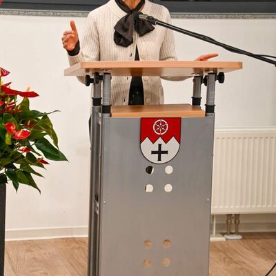 Auch Sozialdezernentin Elisabeth Krug geh&ouml;rte als Vorstandsmitglied des F&ouml;rdervereins AkS wieder zu den Laudatorinnen bei der Verleihung des Zivilcouragepreises.