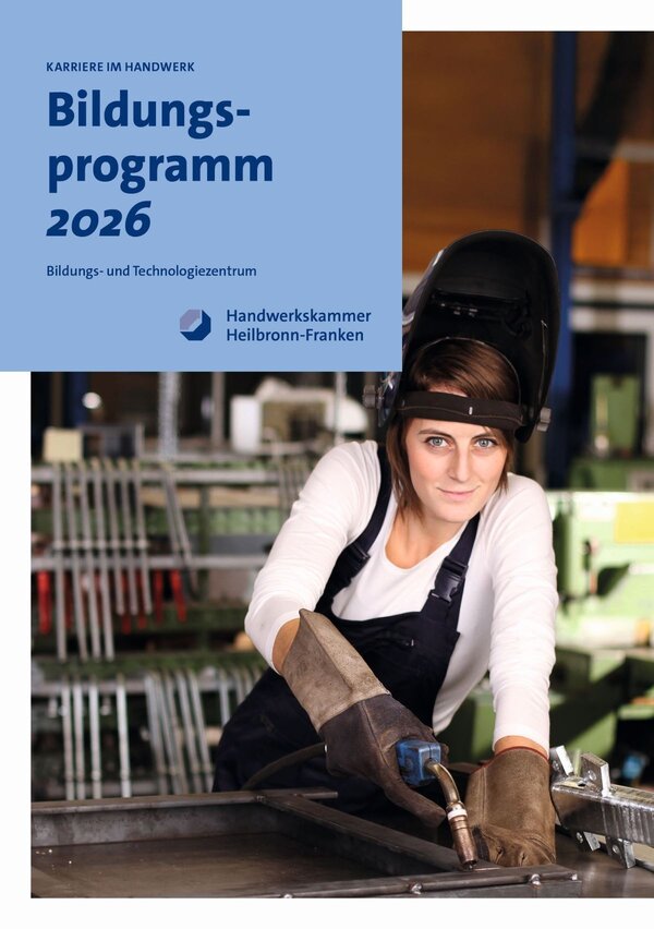 Das neue Bildungsprogramm der Handwerkskammer Heilbronn-Franken ist erschienen.
