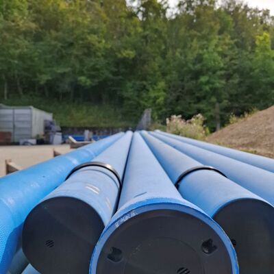 Wasserrohre, die in Zukunft noch verlegt werden sollen
