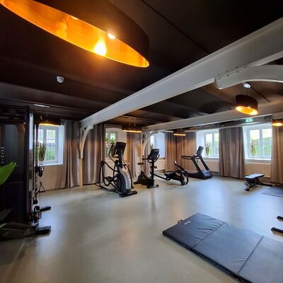 Das Fitnessstudio des Hotels