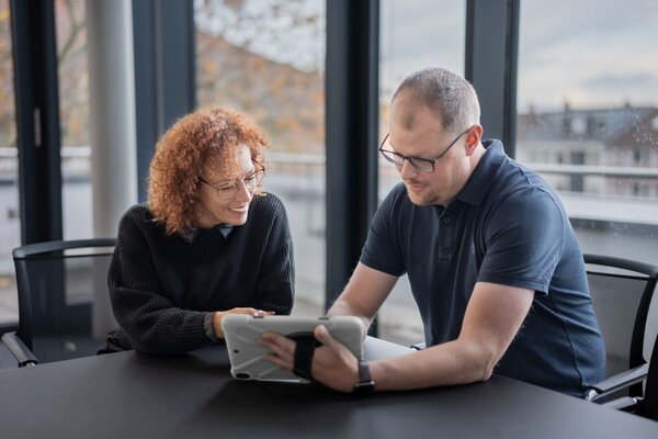 Ivonne Felsing und Roman Ritter m�chten als Berater f�r Nachwuchsgewinnung noch mehr Jugendliche f�r eine handwerkliche Ausbildung begeistern.