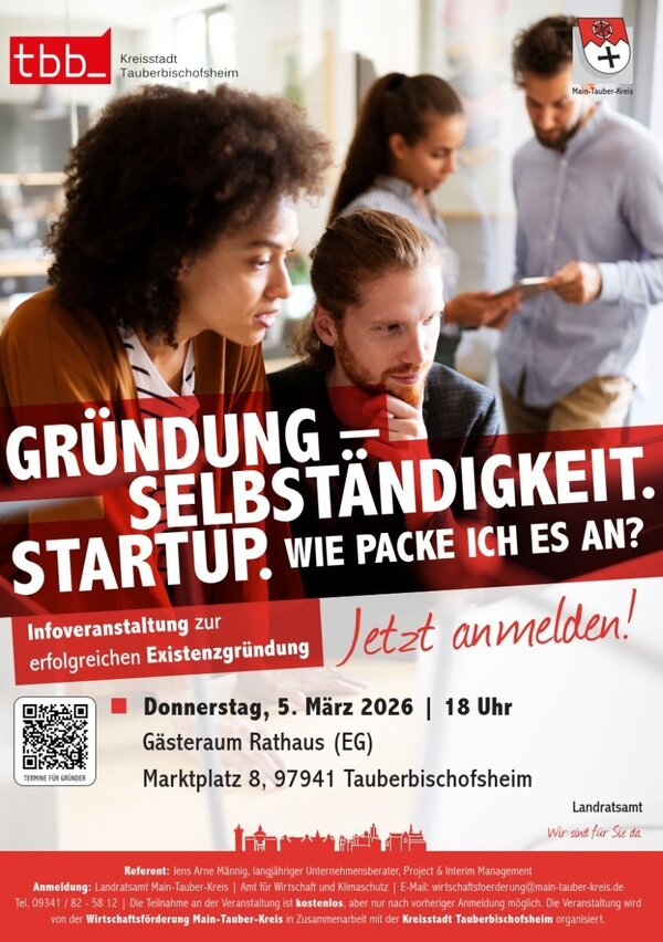 Das Foto zeigt das Werbeplakat der Veranstaltung.