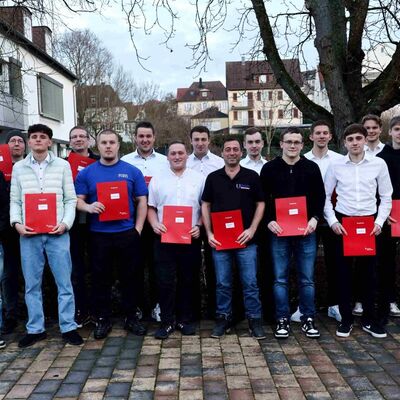 Die Gewerbliche Schule Bad Mergentheim verabschiedet ihre Absolventen der Klasse E4EG.