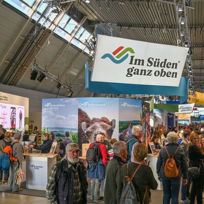 Der Tourismusverband "Liebliches Taubertal" e.V. pr�sentiert sich noch bis Sonntag auf der Urlaubsmesse CMT in Stuttgart am neuen Gemeinschaftsstand der Dachorganisation Tourimia Tourismus GmbH.