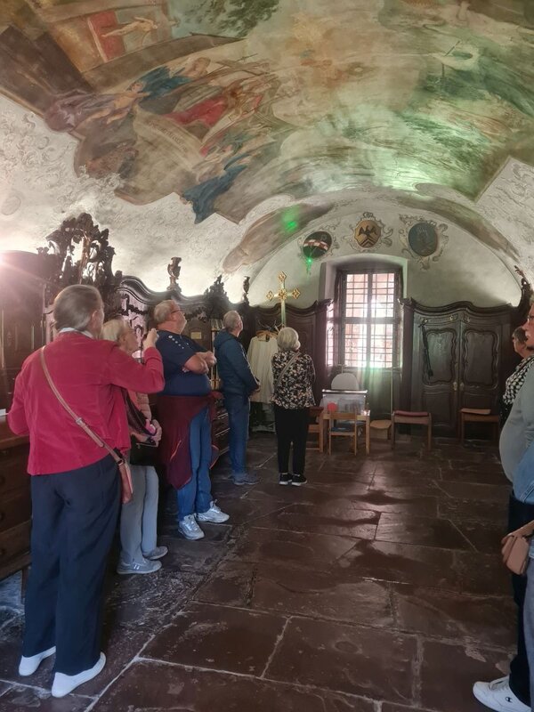 Die Sakristei der Bronnbacher Klosterkirche: Sie bleibt der &Ouml;ffentlichkeit normalerweise verborgen. Das &auml;ndert sich mit der Sakristeif&uuml;hrung am Dienstag, 14. April, um 18 Uhr.