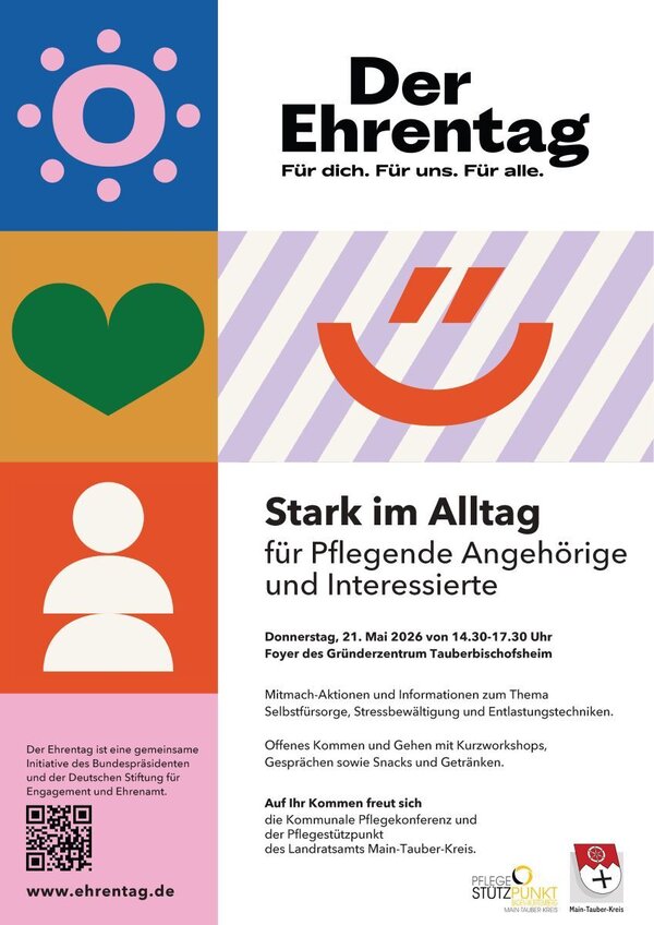 Das Foto zeigt das Werbeplakat f&uuml;r den Ehrentag.