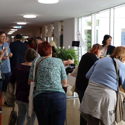 Am Stand der Geriatrie gab es viele wichtige Informationen zur richtigen Ern&auml;hrung im Alter.