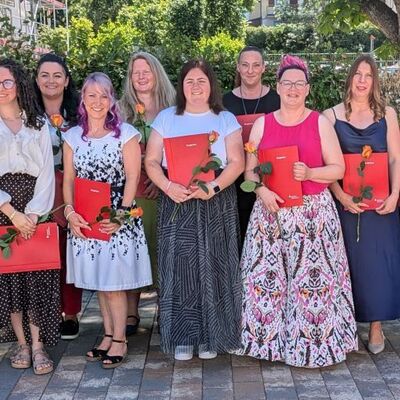 Erstmals hat die EPE Bad Mergentheim Absolventinnen des Bildungswegs "Sozialp�dagogische Assistenz (Direkteinstieg Kita)" verabschiedet.