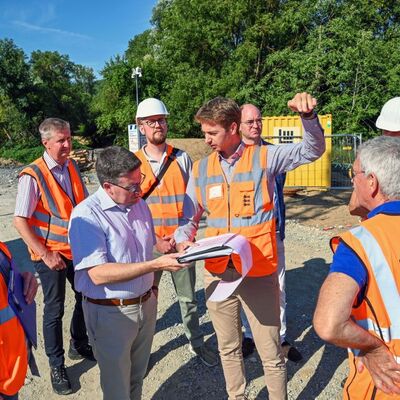 Alles l&auml;uft nach Plan: Die Gesamtma&szlig;nahme soll Anfang November 2026 abgeschlossen werden. 