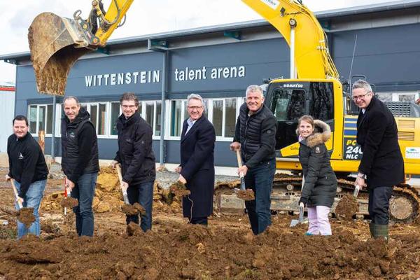 Spatenstich f�r die Erweiterung der WITTENSTEIN talent arena