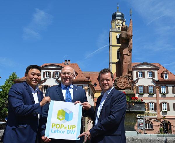 Bad Mergentheim freut sich �ber den Zuschlag als "Popup Labor".