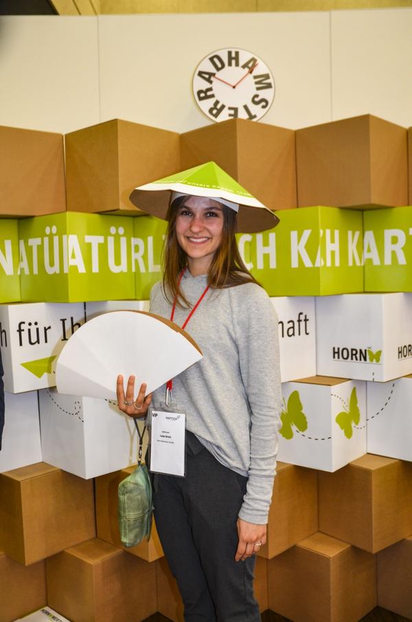 Das pr�mierte Objekt "Hut zu F�cher" wird im Wertheimer Werk produziert.