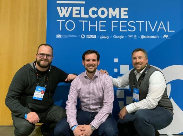 Der Gesch�ftsf�hrende Gesellschafter von LAUDA , Dr. Gunther Wobser, Sven Rausch, Co-Founder und CEO von ENER-IQ sowie der Start-up Manager von LAUDA, Robert Tietze (v. l.).