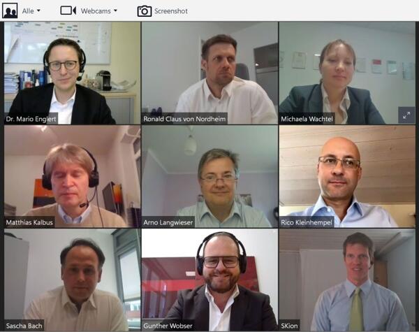 Invest-Gespr�che bei LAUDA in Zeiten von Corona