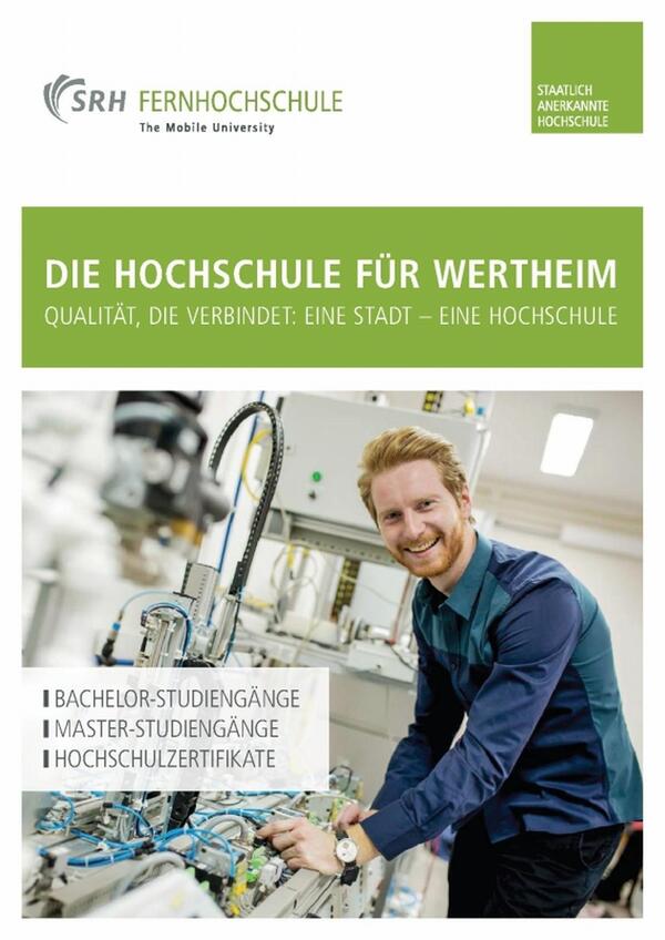 Brosch�re der SRH Fernhochschule f�r Wertheim