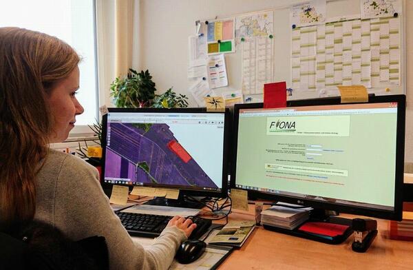 Die Bearbeitung des Gemeinsamen Antrags erfolgt �ber das Fl�cheninformations- und Online-Antrag-System FIONA. 