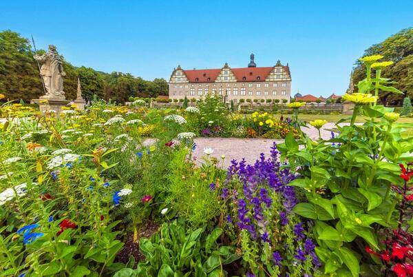 Der Schlossgarten Weikersheim ist eines von "Frankens Paradiesen", die in einer neuen gedruckten Karte und der begleitenden Website vorgestellt werden.