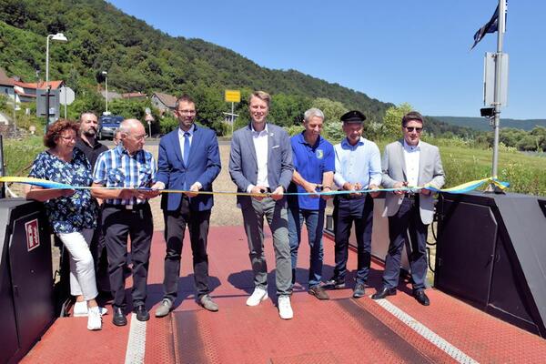 Dank einer grenz�berschreitenden und interkommunalen Initiative konnte der Erhalt der Mainf�hre gesichert werden. Foto: Stadt Wertheim