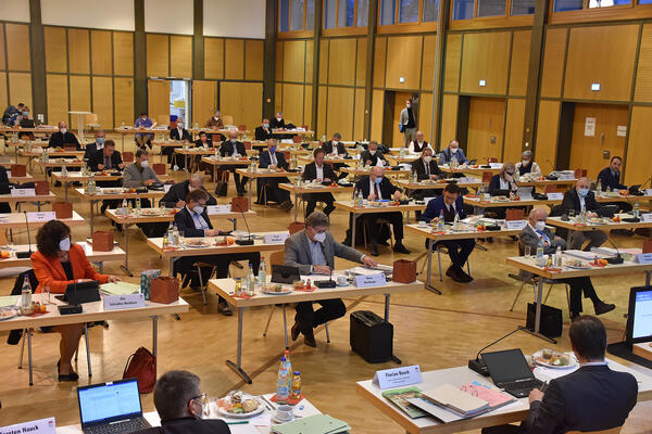 Kreistagssitzung am Mittwoch, 8. Dezember, in der der Stadthalle in Tauberbischofsheim. 