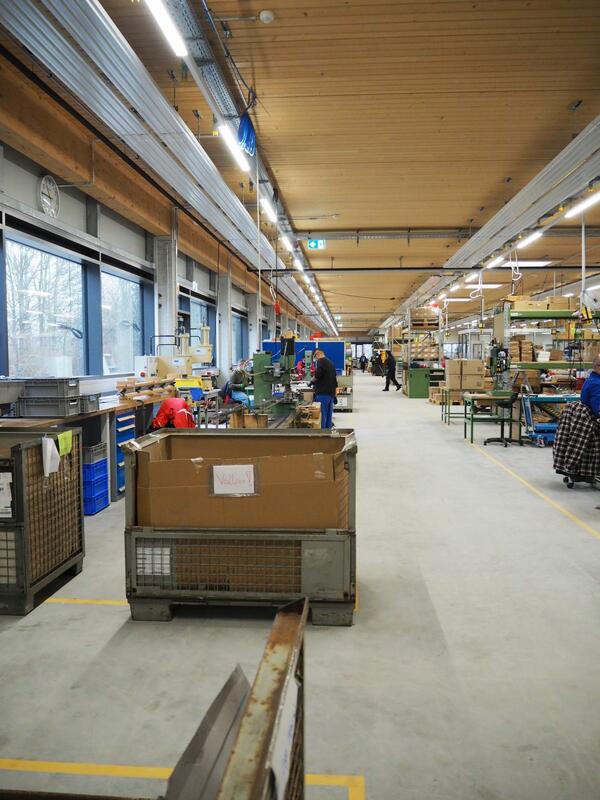 F�r rund 11,5 Millionen Euro hat der Caritasverband auf dem ehemaligen Sportplatz des fr�heren Kasernenareals in Lauda eine zeitgem��e Werkst�tte gebaut.