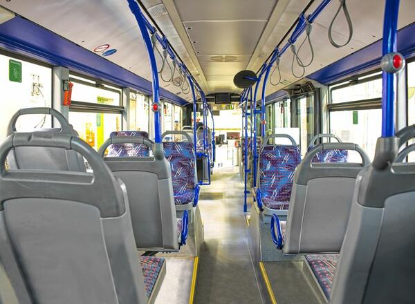 Ein Bus im Personennahverkehr von innen: Im Ausschuss f�r Soziales, Bildung, Kultur und Verkehr am Mittwoch, 9. M�rz, wurde eine Untersuchung zu emissionsarmen Bussen vorgestellt.