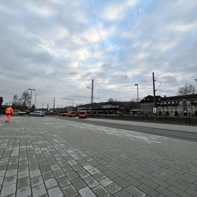 Insgesamt 76 neue Parkpl&auml;tze sind entstanden, davon drei behindertengerecht.