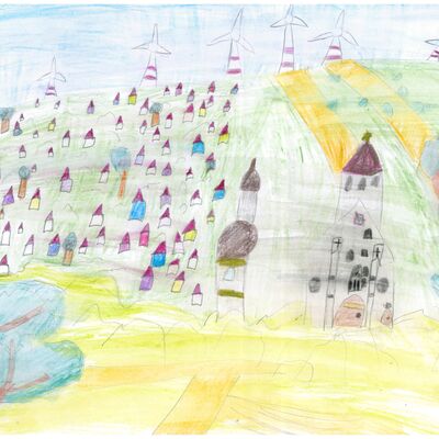 Greta Spitzley, 8 Jahre, aus Weikersheim: Ihre Lieblingsstelle im Main-Tauber-Kreis ist der Ausblick vom Rapunzelturm auf dem Winterberg in Weikersheim.