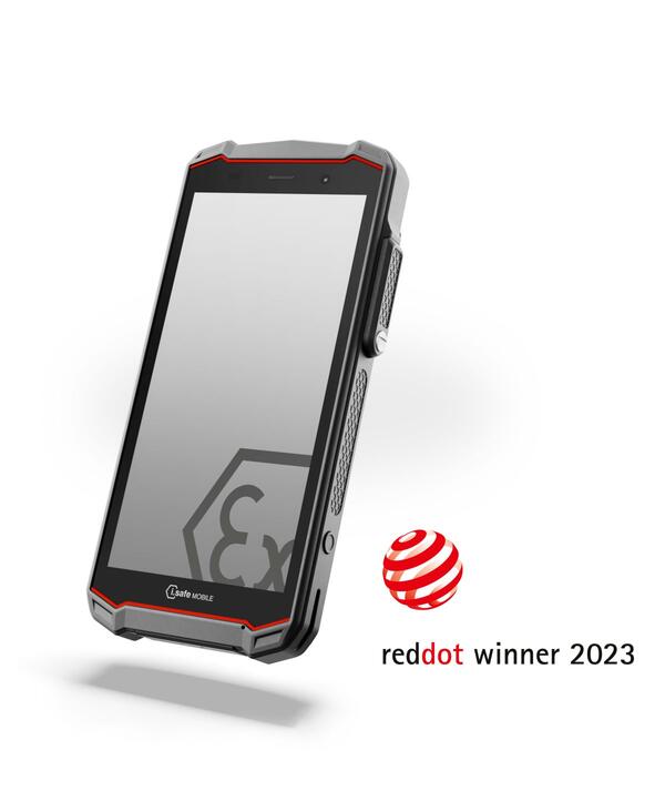Das Ex-geschützte 5G-Industriesmartphone IS540 überzeugte durch sein innovatives und User-orientiertes Produktdesign.