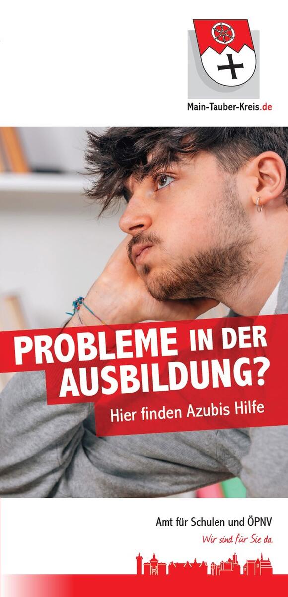 Wohin knnen Azubis sich wenden, wenn sie Probleme in der Ausbildung haben? Darber informiert unter anderem ein neues Faltblatt, welches das Landratsamt Main-Tauber-Kreis im Rahmen des Bildungsganges Ausbildungsvorbereitung dual (AVdual) herausgeben hat.